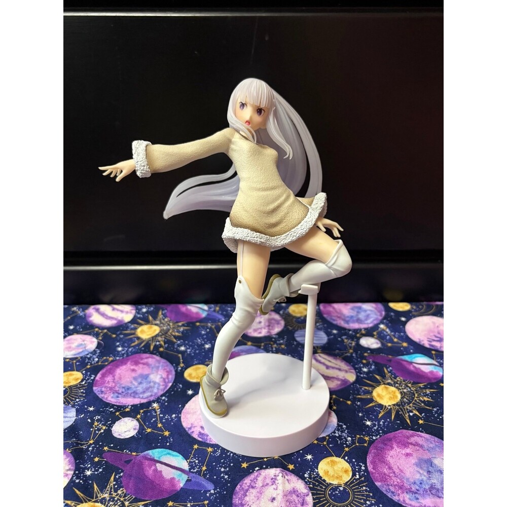 Banpresto Espresto Re:Zero Emilia Fluffy Materials Anime Figure